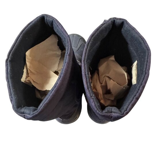 Kids Insulated Winter Snow Boots Drawstring Closure Size 3 Rubber Sole Thermolit - Picture 5 of 8